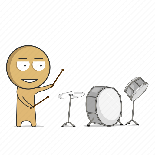 Drums, rock band, concert, musician, music, ticket icon - Download on Iconfinder