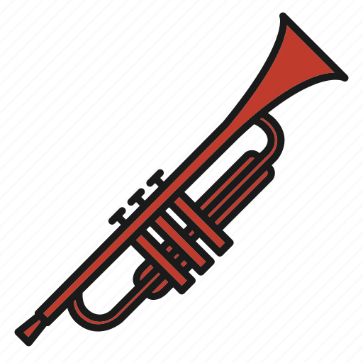 Entertainment, music, musical, rhythm, song, trumpet, wind instruments icon - Download on Iconfinder