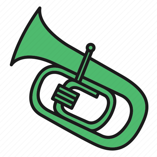 Entertainment, music, musical, rhythm, song, tuba, wind instruments icon - Download on Iconfinder