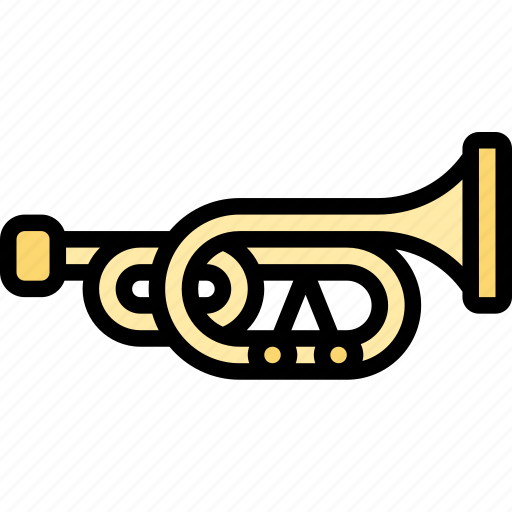 Bugle, trumpet, horn, blowing, musical icon - Download on Iconfinder