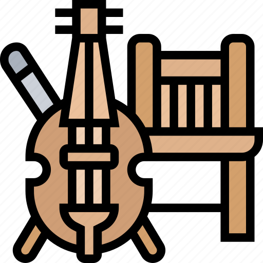 Cello, orchestra, classical, instrument, musical icon - Download on Iconfinder