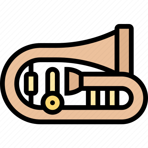 Trombone, jazz, classical, symphony, music icon - Download on Iconfinder