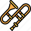 trombone, jazz, orchestra, music, instruments, musical, play 