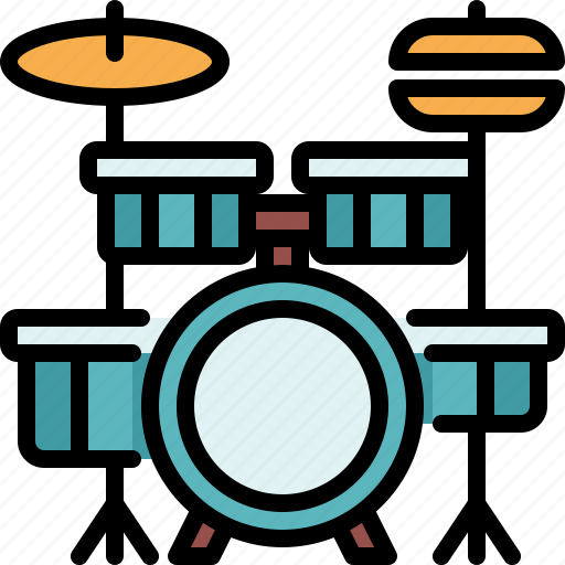 Drums, music, instruments, musical, band, play icon - Download on Iconfinder