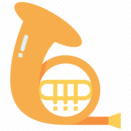French, horn, orchestra, music, instruments, musical, play icon - Download on Iconfinder