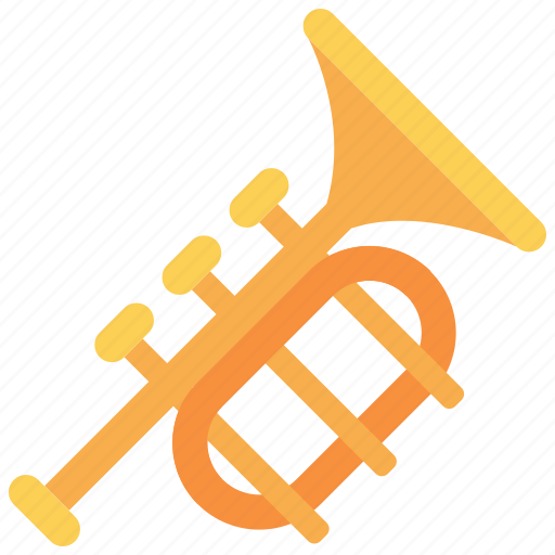 Trumpet, jazz, orchestra, music, instruments, musical, play icon - Download on Iconfinder