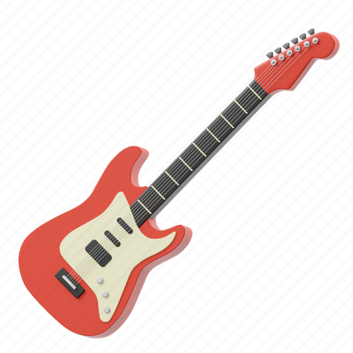 Electric, guitar, musical instrument, music instrument, musical, instrument, music 3D illustration - Download on Iconfinder