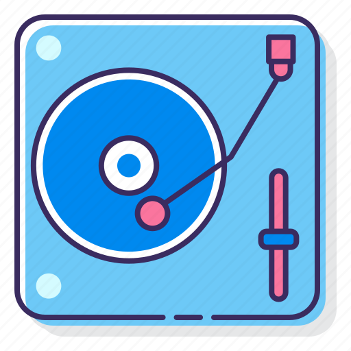 Dj, music, sound, turntable icon - Download on Iconfinder