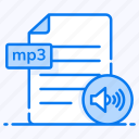audio file, file extension, file format, mp3 file, music file 