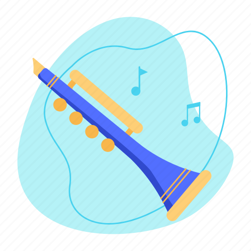 Clarinet, orchestra, flute, musical instrument, music, sound, audio icon - Download on Iconfinder