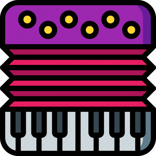 Accordian, instruments, music, wind icon - Download on Iconfinder