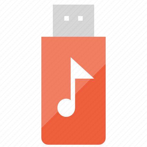 Audio, digital, music, song, usb icon - Download on Iconfinder