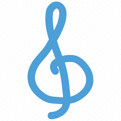 Clef, musical note, musical sign, g clef note icon - Download on Iconfinder