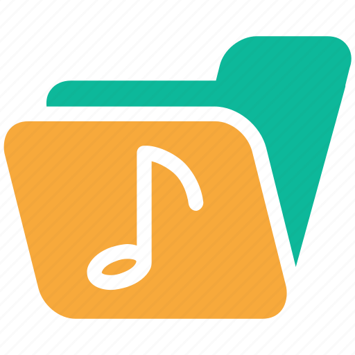 Folder, music, music folder, songs icon - Download on Iconfinder