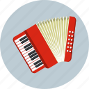 accordion, instrument, music, sound