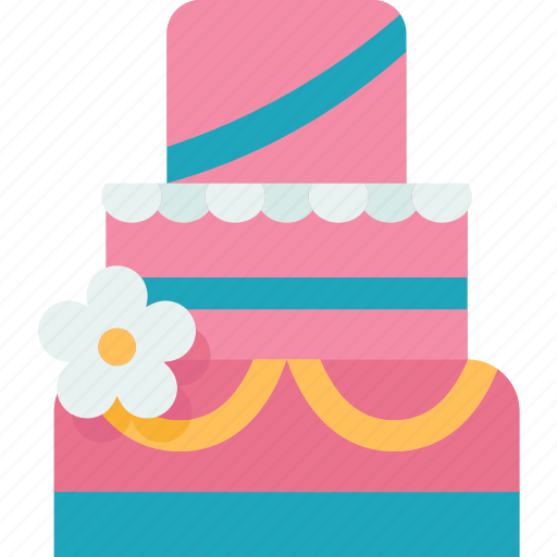 Cake, wedding, dessert, celebrate, baked icon - Download on Iconfinder