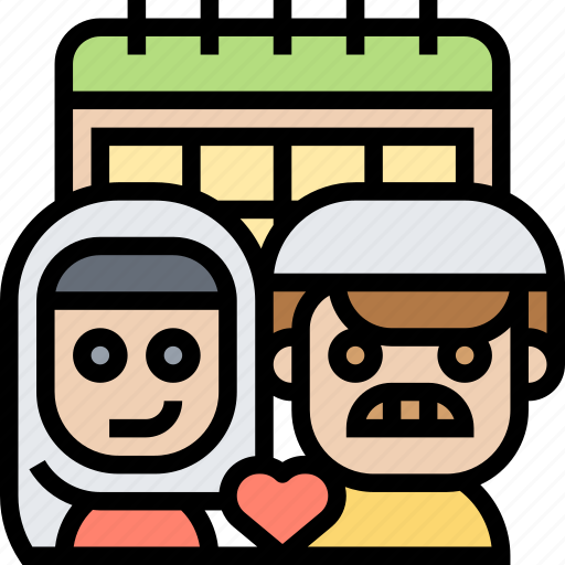 Date, wedding, appointment, calendar, event icon - Download on Iconfinder