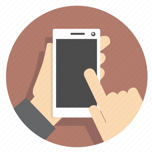 Businessicon, finger, mobile, smartphone, touch, device, hand icon - Download on Iconfinder