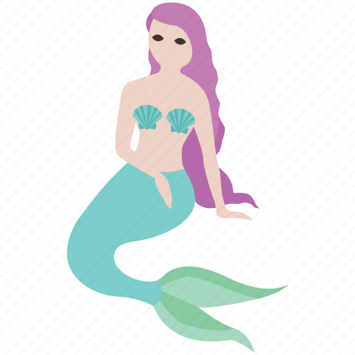 Folklore, legend, little, mermaid, mythology, princess, siren icon - Download on Iconfinder