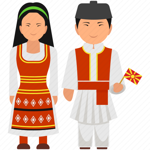 Cultural dress, macedonia clothing, macedonia culture, macedonia dress, macedonia national dress, macedonia outfit, national dress icon - Download on Iconfinder