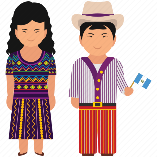 Cultural dress, guatemala clothing, guatemala couple, guatemala outfit, national dress icon - Download on Iconfinder