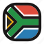 africa, country, flag, nation, national, south, south africa 