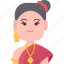 thai, traditional, woman, costume, culture 