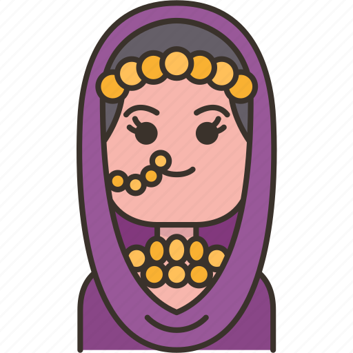 Sudanese, african, ethnic, woman, traditional icon - Download on Iconfinder