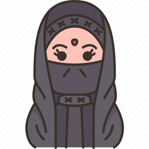 Saudi, woman, muslim, arab, culture icon - Download on Iconfinder