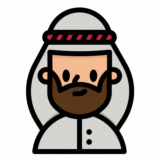 Arab, muslim, muslimah, man, user icon - Download on Iconfinder