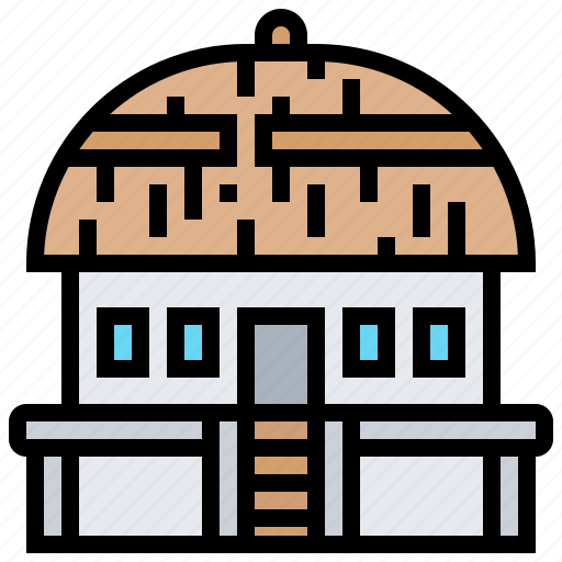 Building, farm, house, hut, tribal icon - Download on Iconfinder