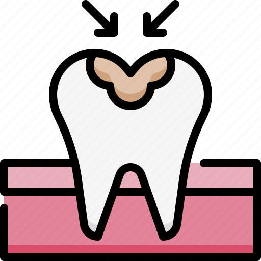 Dentistry, dental care, dentist, medical, tooth, cavity, caries icon - Download on Iconfinder