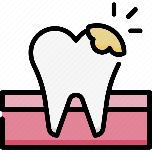 Dentistry, dental care, dentist, medical, tooth, decay, caries icon - Download on Iconfinder