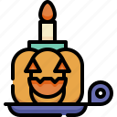 halloween, party, horror, scary, decoration, candle, pumpkin, lantern, light