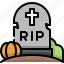 halloween, party, horror, scary, decoration, gravestone, tombstone, rip, death 