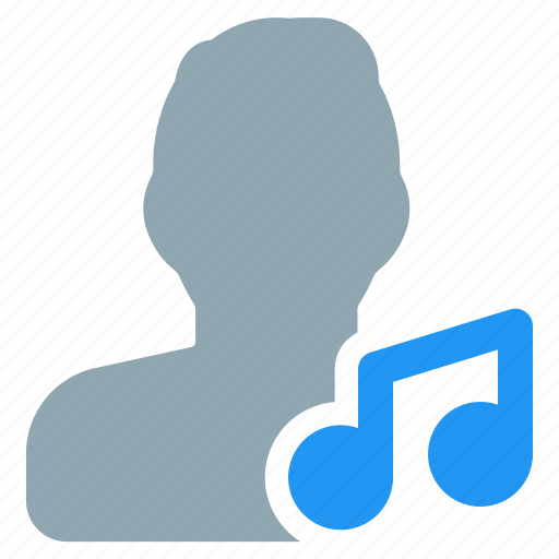 Music, single man, sound, song icon - Download on Iconfinder