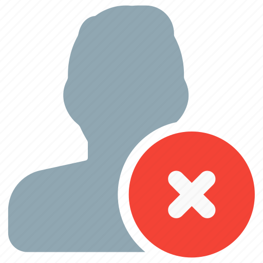 Remove, cross, single man, cancel icon - Download on Iconfinder