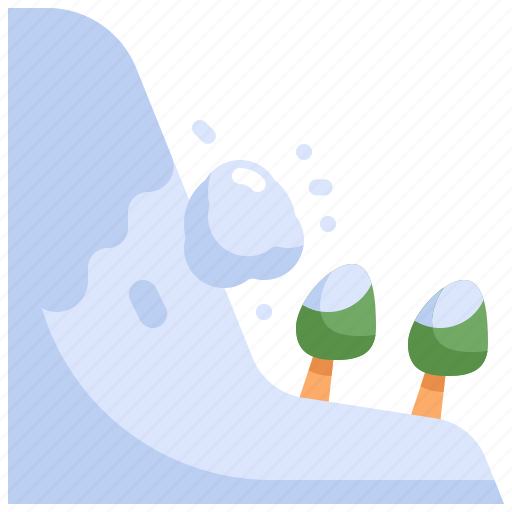 Avalanche, climate change, disaster, natural disaster, nature, snow icon - Download on Iconfinder