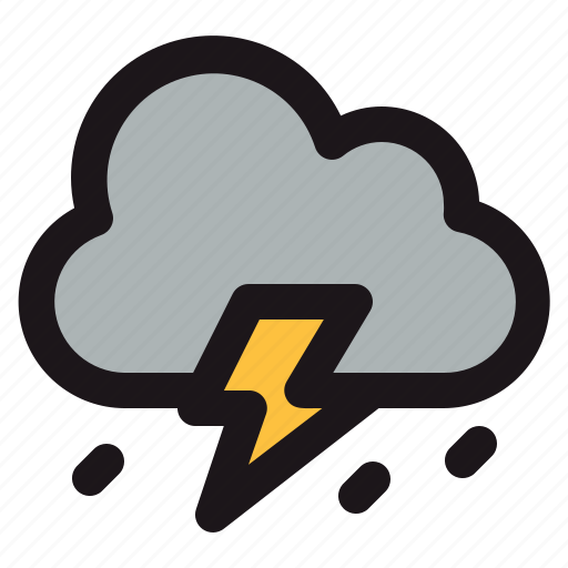Danger, disaster, natural, rescue, storm, thunder icon - Download on Iconfinder