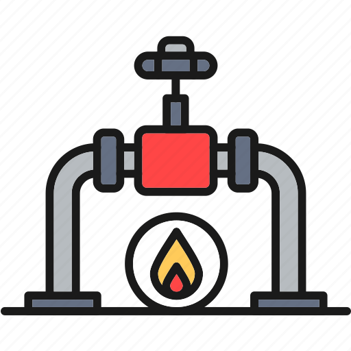 Natural, gas, industrial, industry, pipe, valve, resources icon - Download on Iconfinder