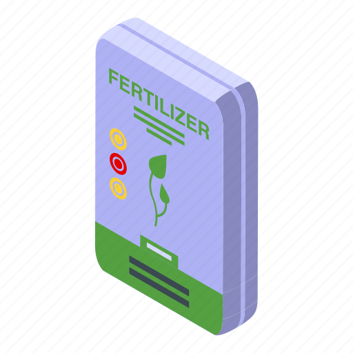 Eco, fertilizer, isometric icon - Download on Iconfinder