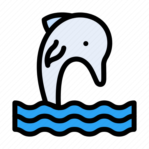 Fish, dolphin, sea, whale, nature icon - Download on Iconfinder