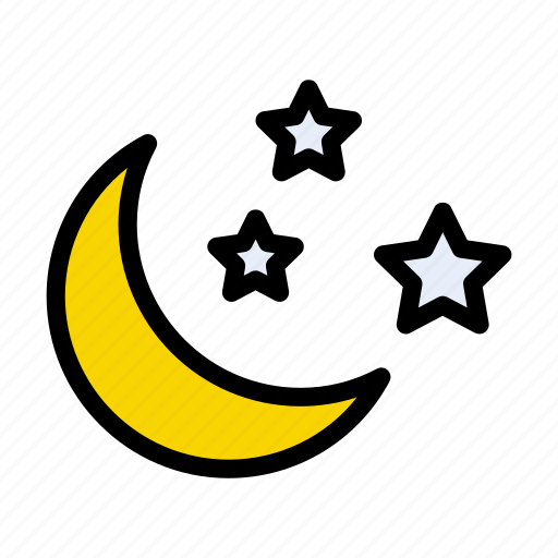Moon, sky, night, stars, nature icon - Download on Iconfinder