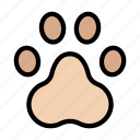 dog, animal, paw, footprint, cat