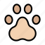 dog, animal, paw, footprint, cat 