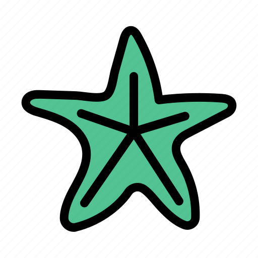 Animal, seafood, nature, starfish, beach icon - Download on Iconfinder