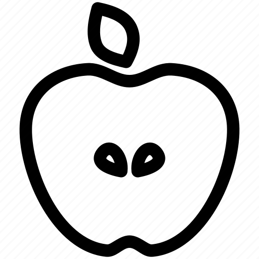 Apple, fruit, fresh, food, vegetarian, juicy icon - Download on Iconfinder