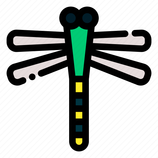 Dragonfly, insect, animal, summer, fly icon - Download on Iconfinder