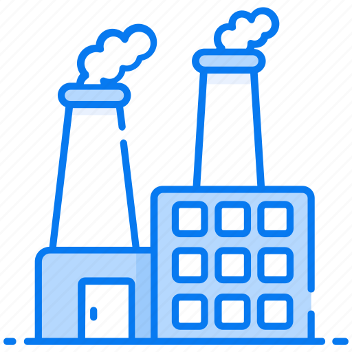 Air pollution, eco factory, eco manufacturing, ecology factory, industry, thermal pollution icon - Download on Iconfinder