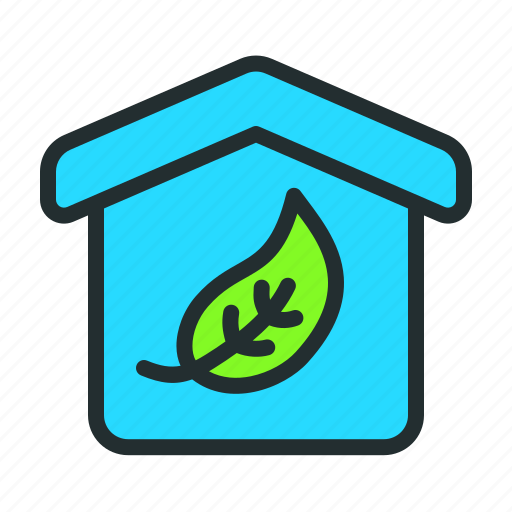 Ecology, house, ecology house, green house, home, environment, estate icon - Download on Iconfinder